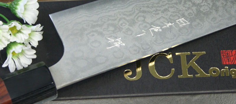 JCK Kagayaki Aogami Super Custom Damascus